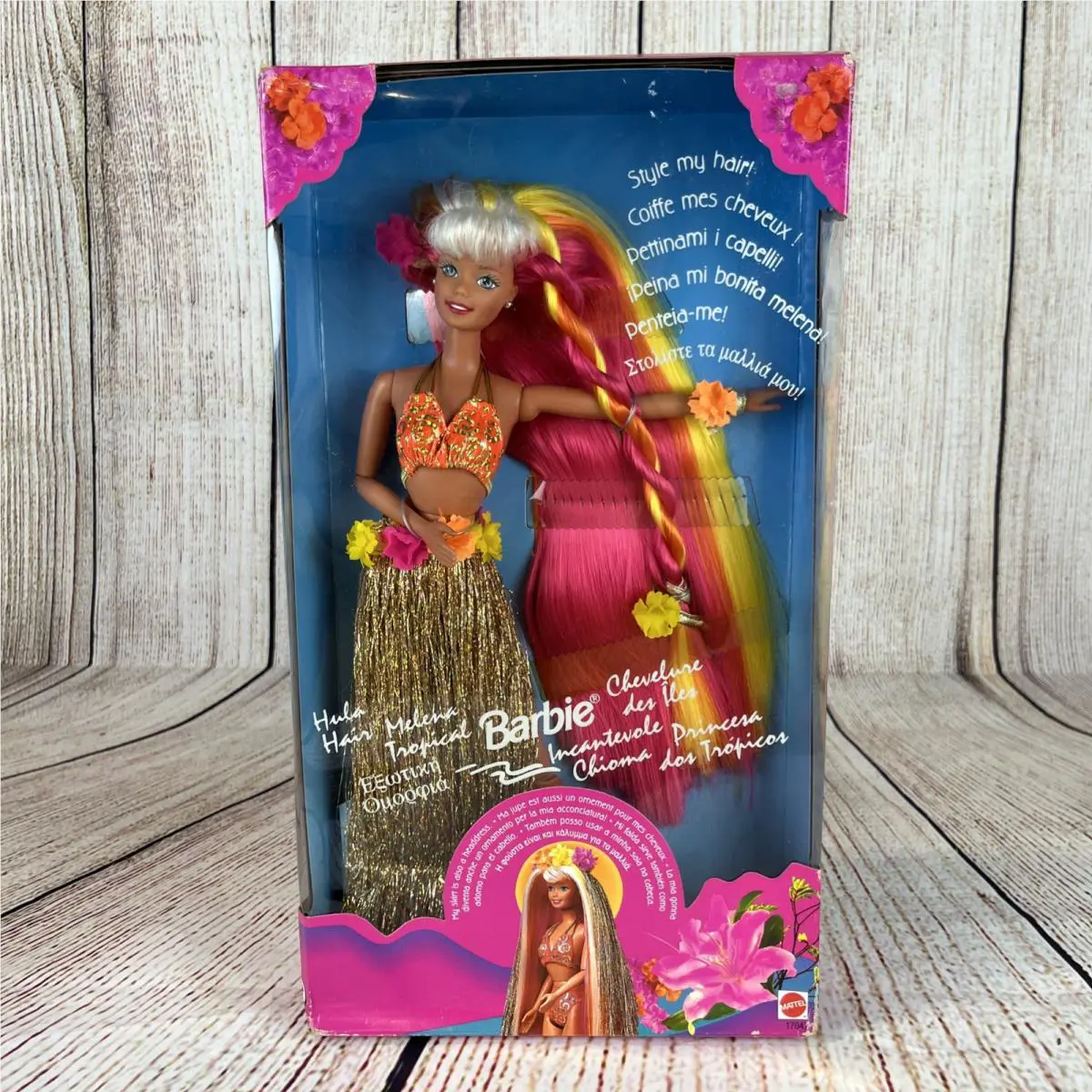 Vintage 1996 Mattel Hula Hair Barbie Doll Fashion Doll