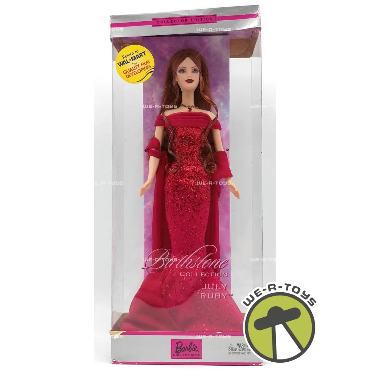 Barbie July Ruby Birthstone Collection Doll 2002 Mattel B3415