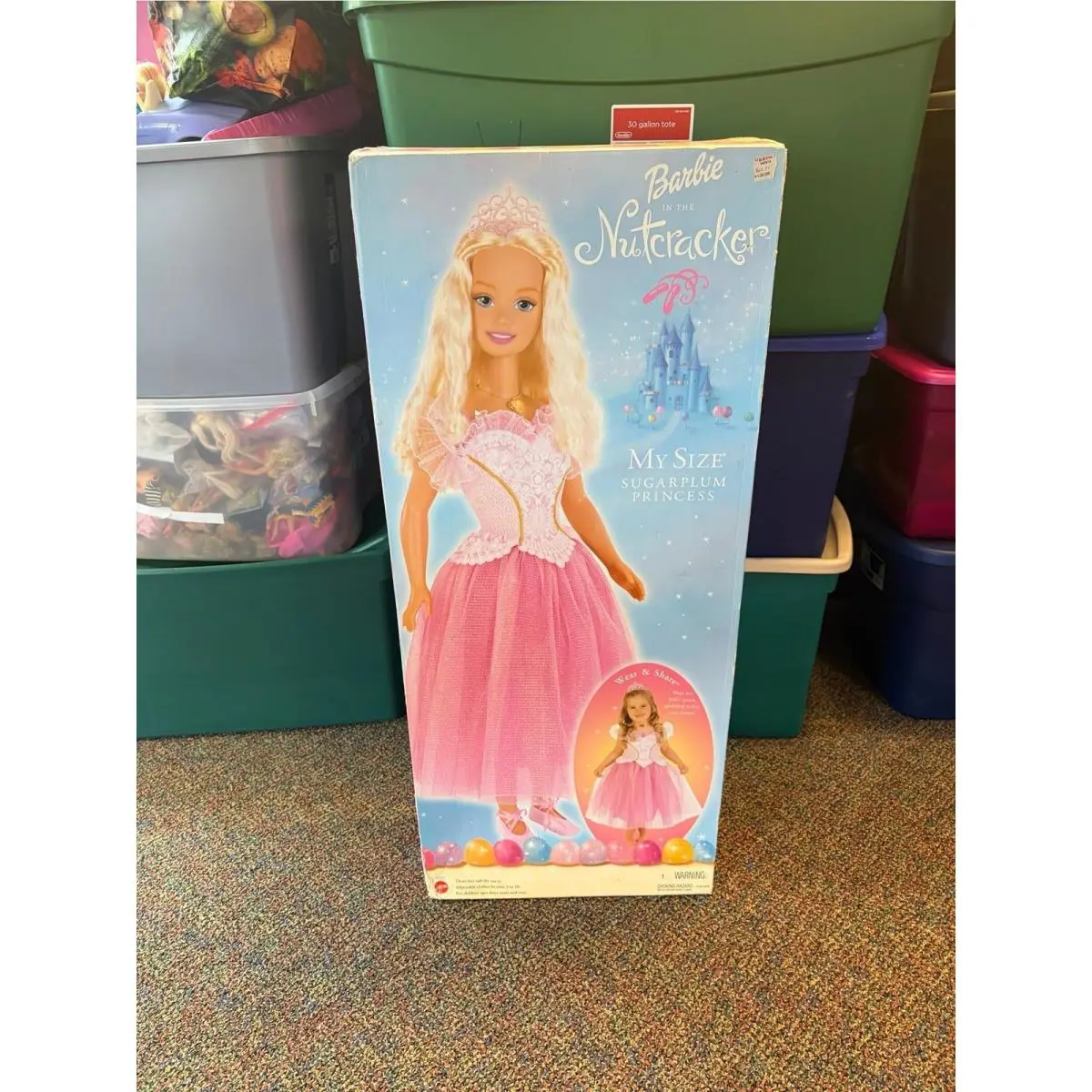 Vintage Barbie My Size Sugar Plum Princess Nutcracker Barbie