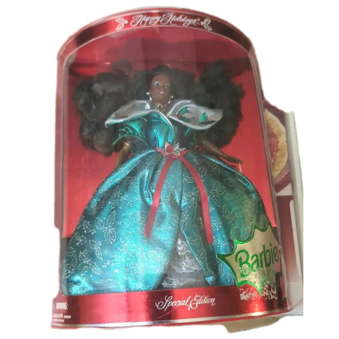 African American Happy Holiday Barbie Collector Doll Vintage Special Ed 1995