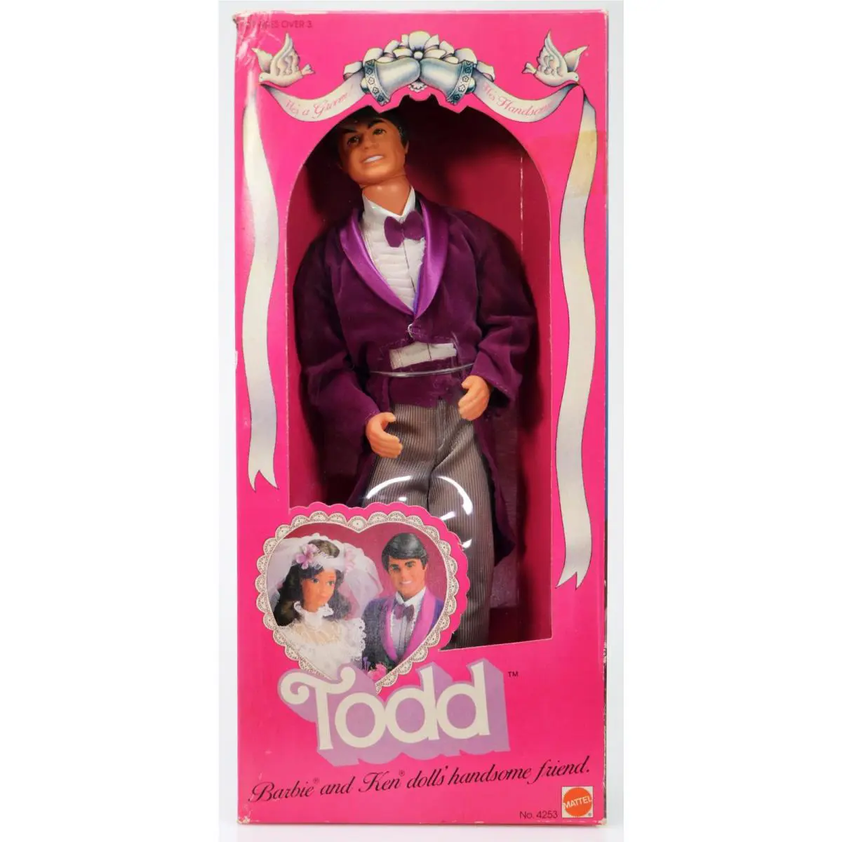 Vintage Todd Groom Barbie Ken Doll`s Friend - 4253 Nrfb 1982 by Mattel Inc
