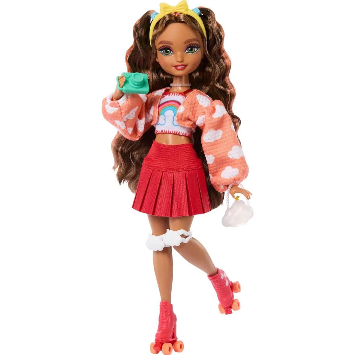 Barbie Dream Besties Doll and Accessories Teresa Posable Roller Skating Fashion
