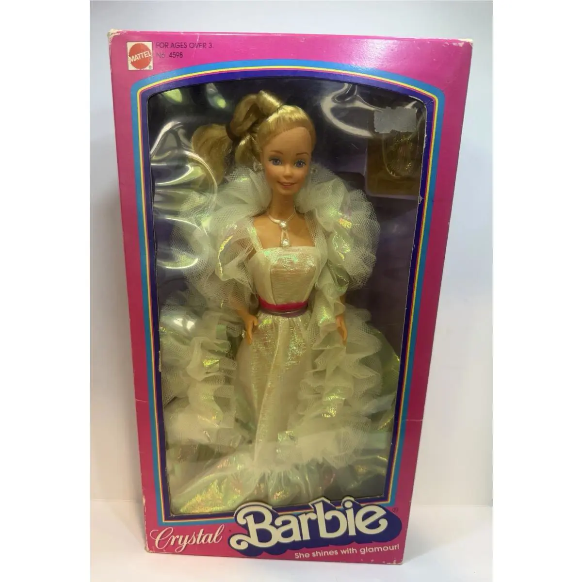 Barbie Crystal Doll 1983 Mattel 4598 She Shines with Glamour Factory Seal Rare