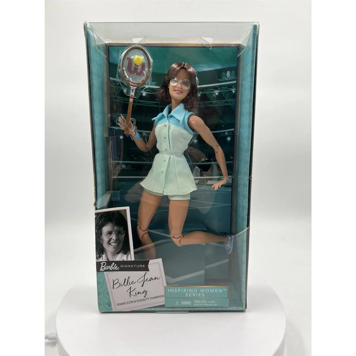 Mattel Barbie Billie Jean King Tennis Star Doll - Nrfb