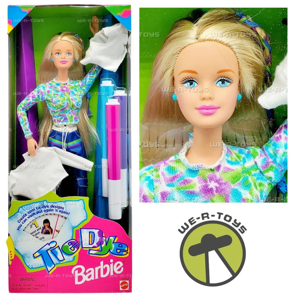 Barbie Tie Dye Doll 1998 Mattel 20504