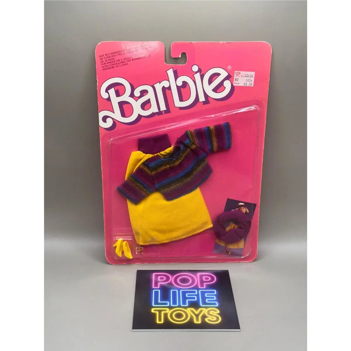Vintage 1987 Mattel Barbie “sweatersoft Fashions” 4479 Nip