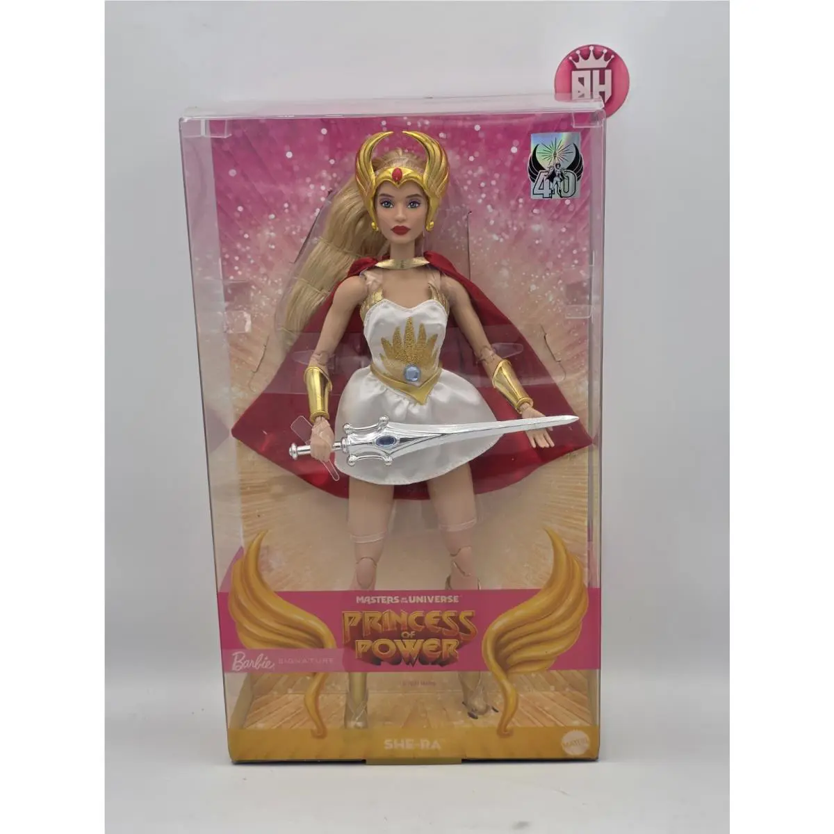 She-ra Princess Of Power 40th Anniversary Barbie Doll Motu He-man Mattel