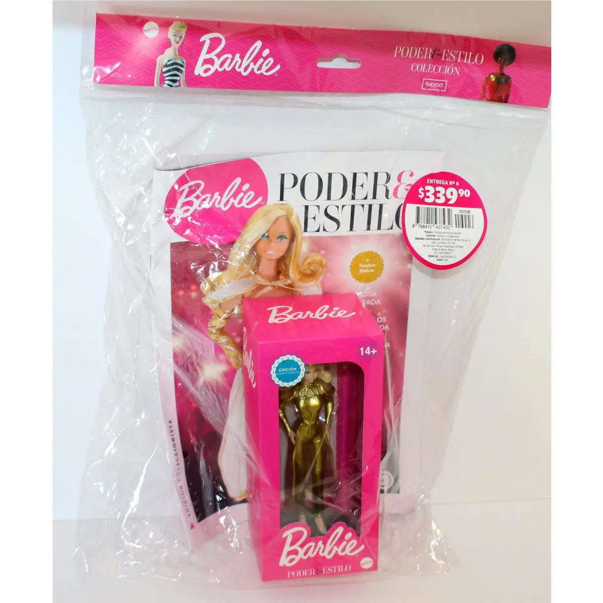 Barbie Poder Estilo Collection Golden Dream 15cm Replicas Nrfb with Catalog