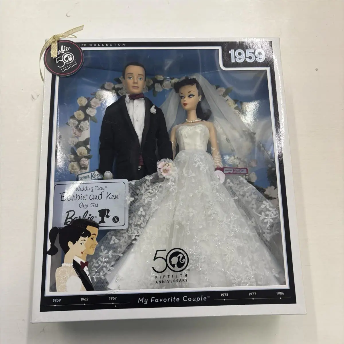 Barbie Ken 50th Anniversary My Favorite Couple 1959 Wedding Day Doll Set P6750