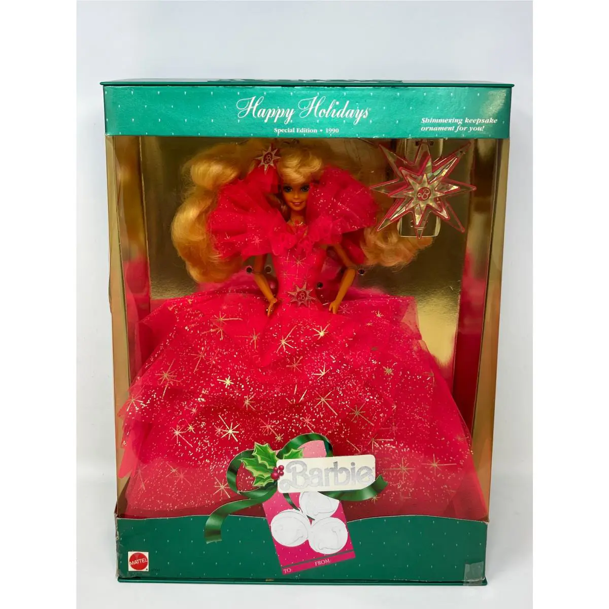 Barbie Holiday Christmas 1990 Happy Holiday Barbie