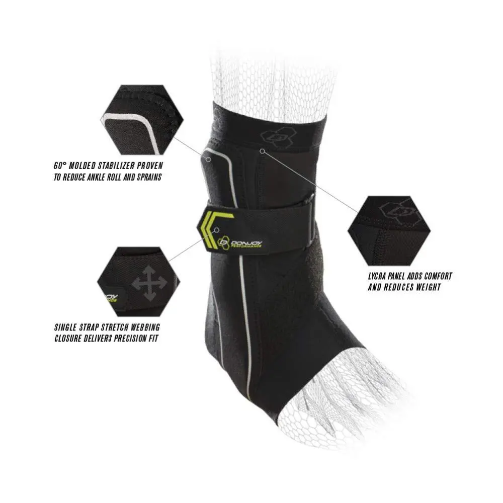 DonJoy  - dp 151 ab 01 blk s r - DP151AB01-BLK-S-R - black (UPC: 888912067249) 1