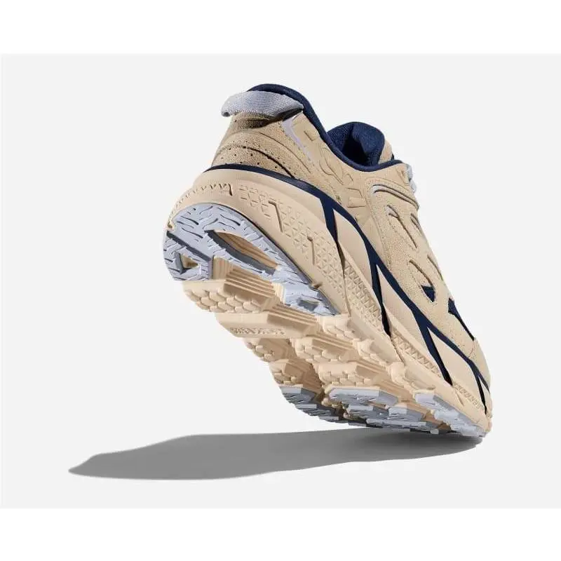 Hoka shoes - Oat Milk/Bellwether Blue (UPC: 197634054377) 2