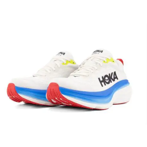 Hoka- Men`s Bondi 8 Sneaker Blanc/virtual - White