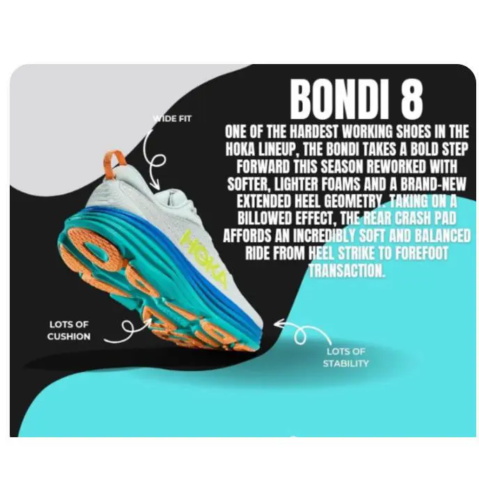 Hoka shoes - Hoka One One Bondi 8 - White 6