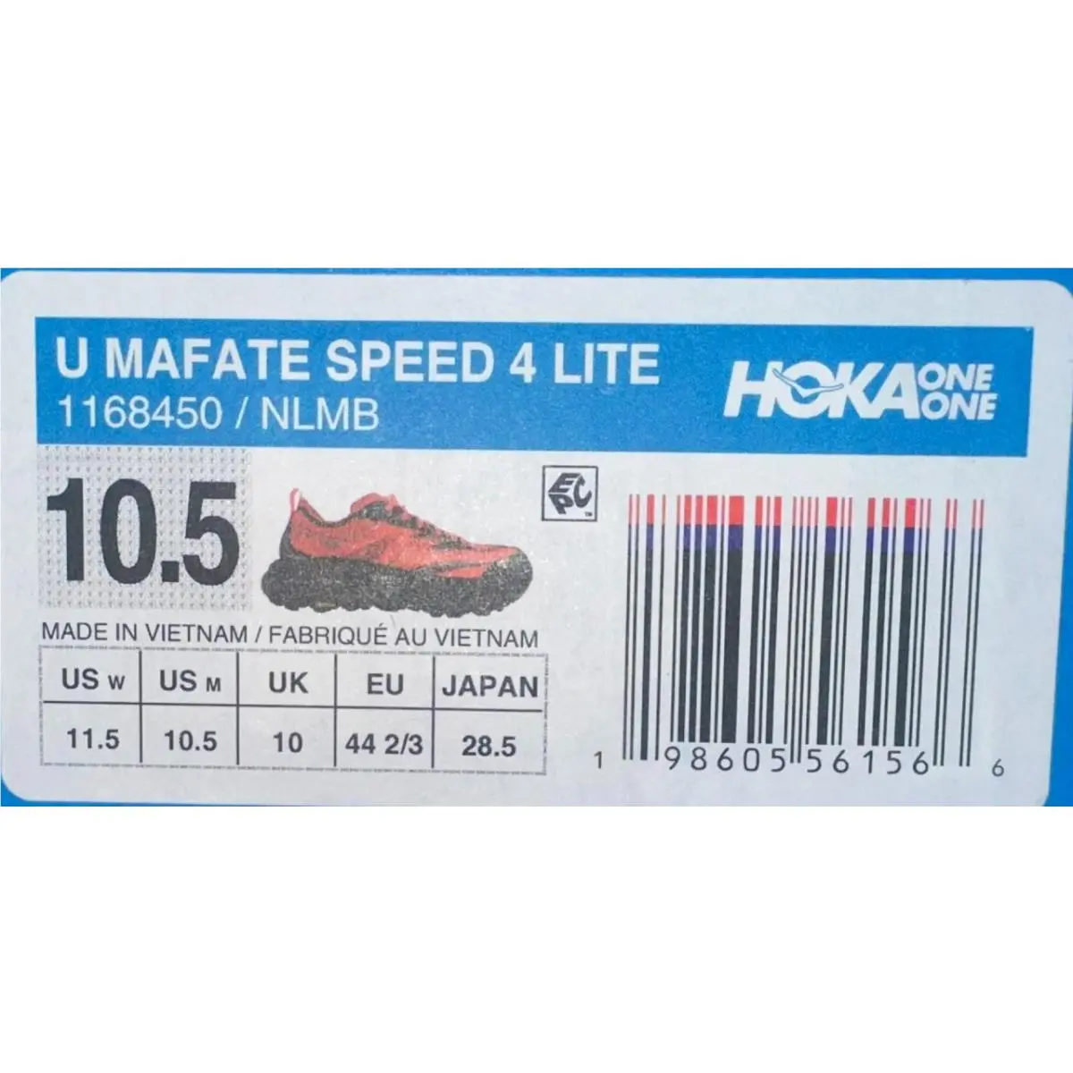 Hoka shoes - Hoka One One Mafate Speed 4 Lite - 1168450 - Red 5