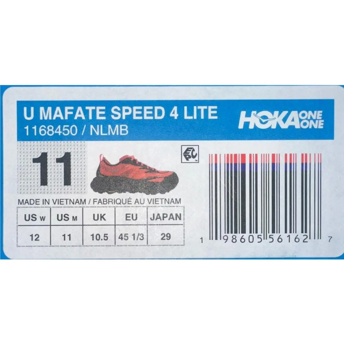 Hoka shoes - Hoka One One Mafate Speed 4 Lite - 1168450 - Red 6