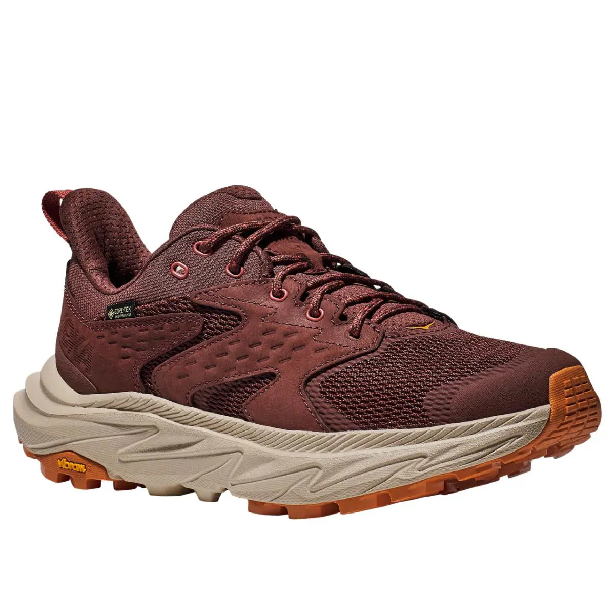 Hoka One One Anacapa 2 Low Gtx Women`s US 10 Red Waterproof Hiking Shoes HTAT624 - Red
