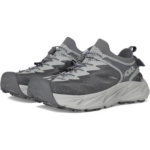 Men`s Hoka Hopara 2 Hiking Trail Shoes Sandals Size 8-13 Grey 114760 - Gray