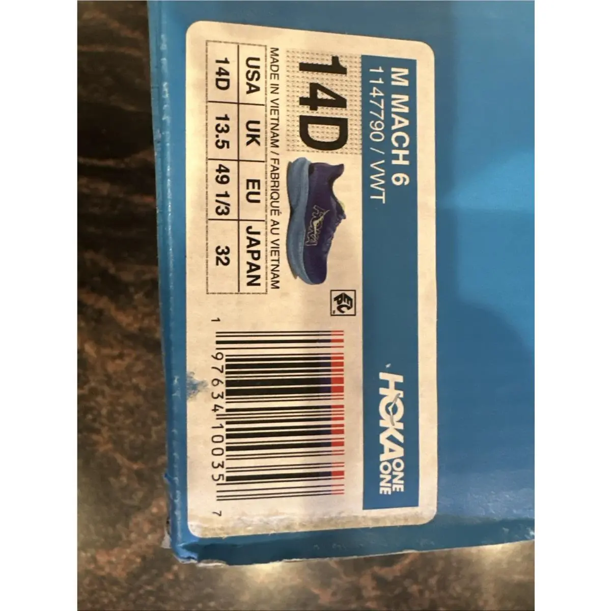 Hoka shoes - Hoka One One HOKA Mach 6 - 1147790-VWT - Blue 12