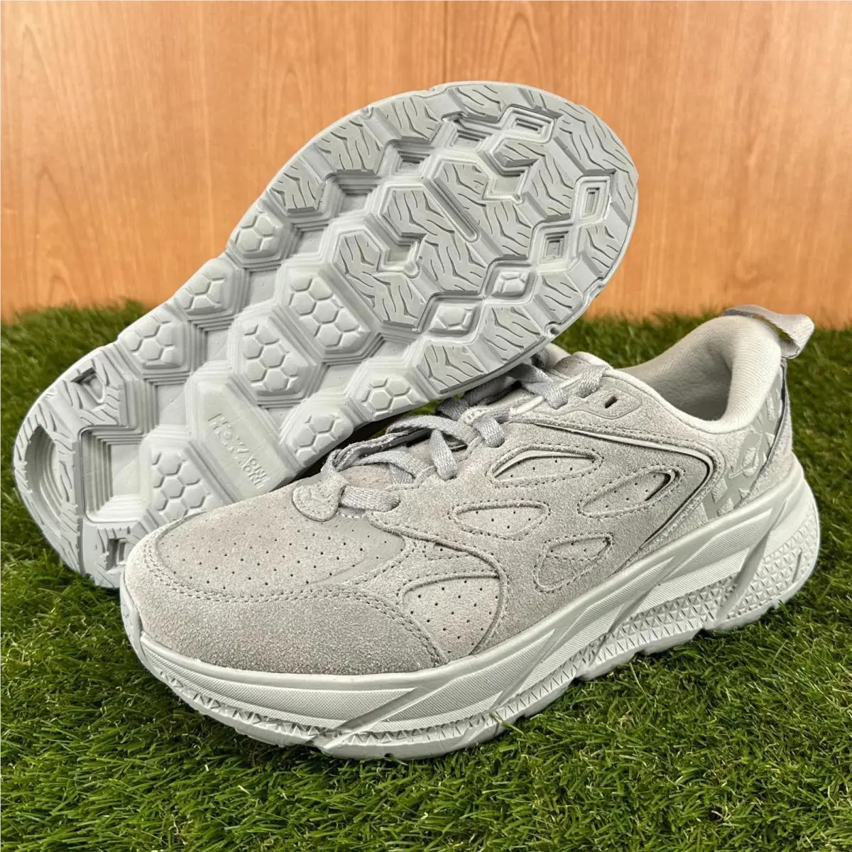 Hoka shoes - Hoka One One Clifton L - 1122571-LLTN - Gray (UPC: 196565520227) 0