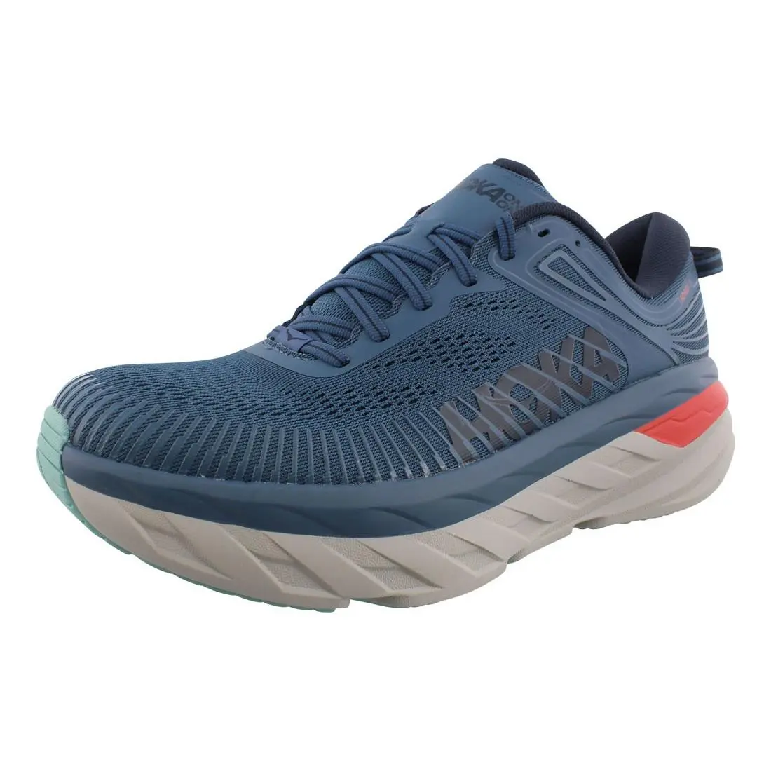 Hoka shoes - Hoka One One HOKA Bondi 7 - 1110518-RTOS - Blue, Main: Multi-Colored (UPC: 194715582033) 0