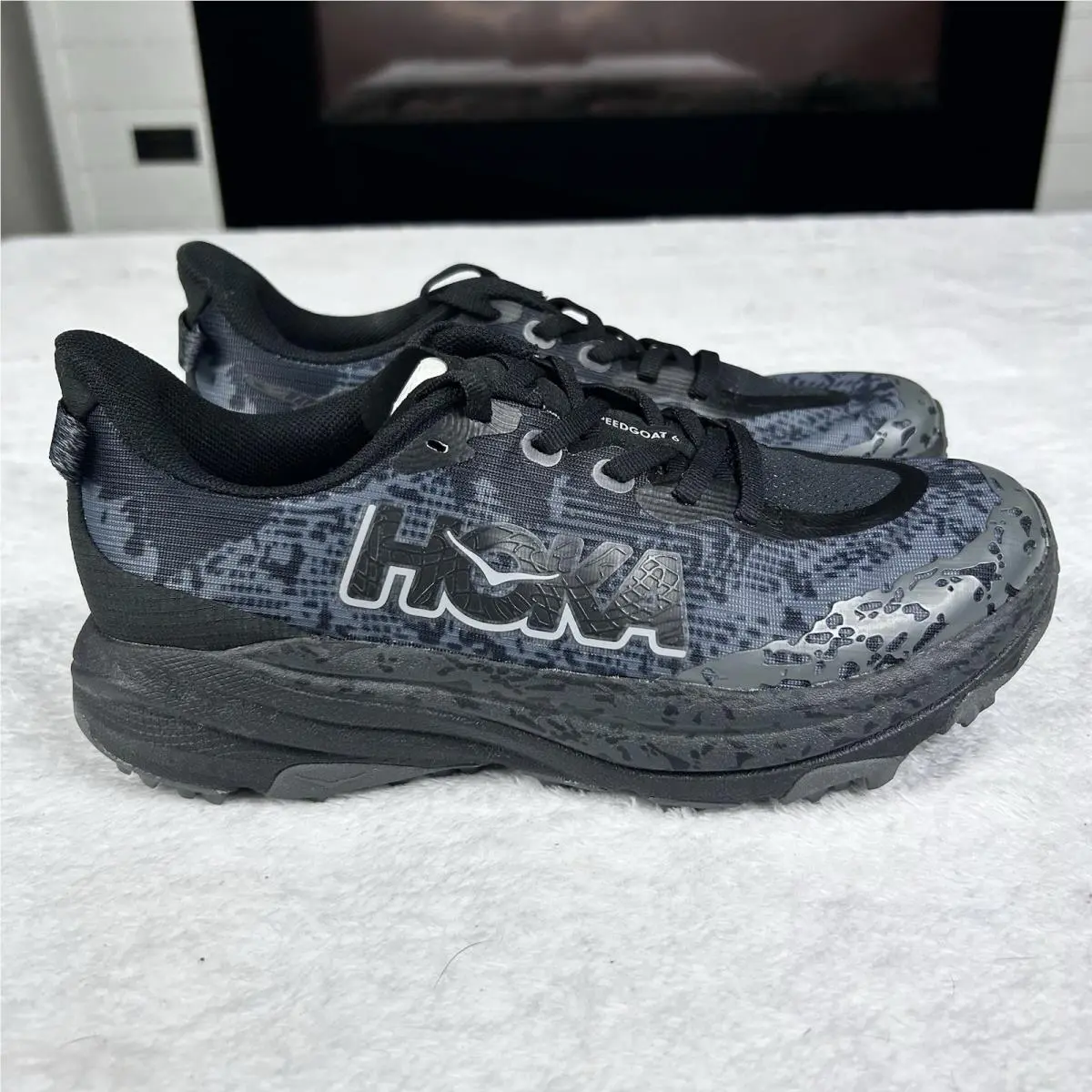 Hoka shoes - HOKA Speedgoat 6 - Speedgoat - 1156933-ORR - Black (UPC: 0197634489872) 7