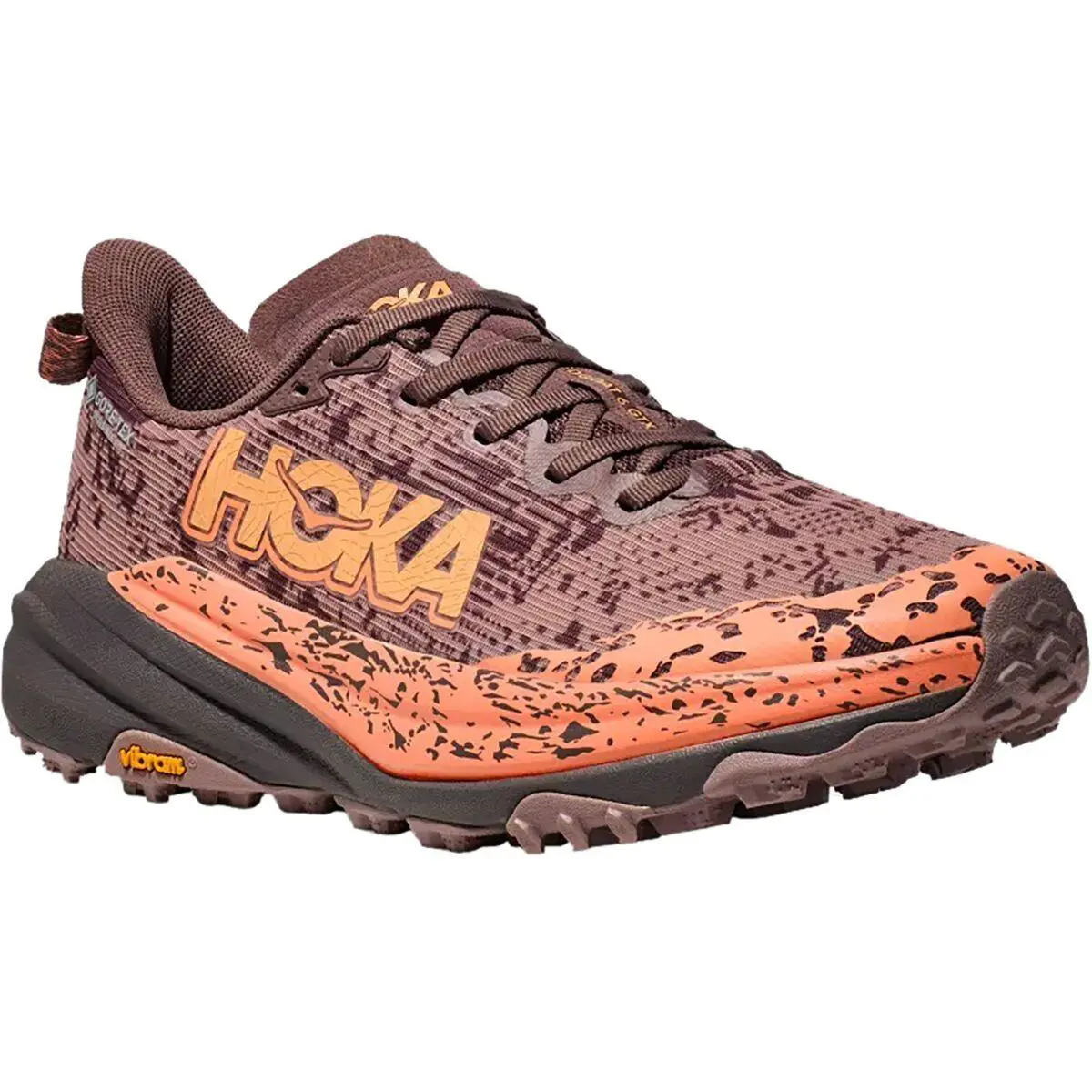 Hoka Speedgoat 6 Gtx Running Shoes - Women Size 9B - SMOKY QUARTZ/QUARTZITE