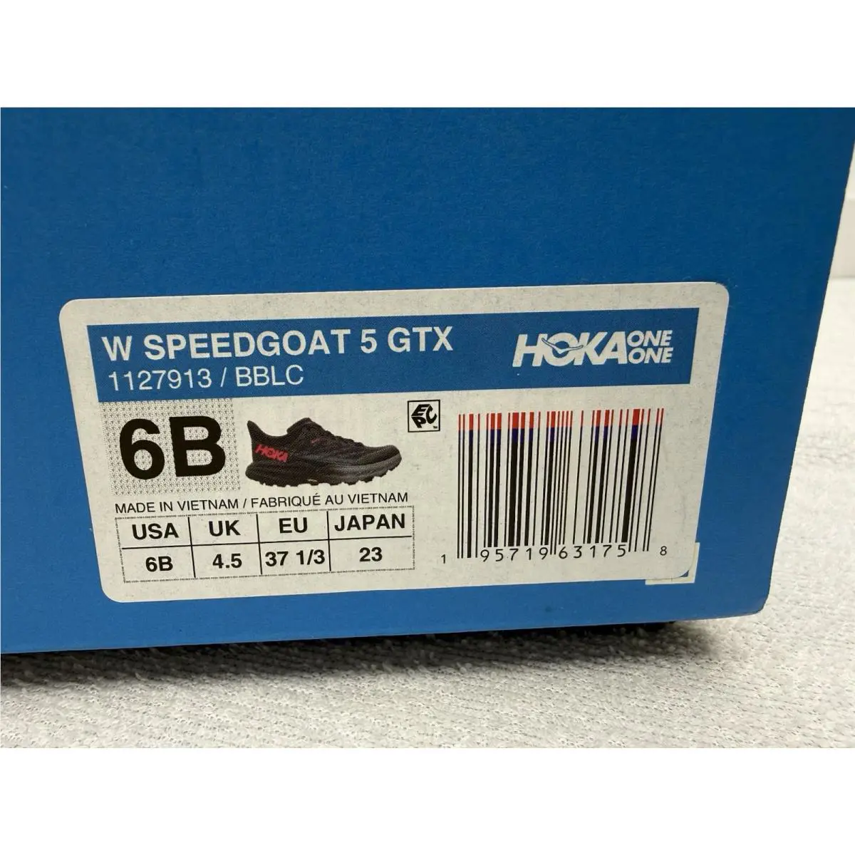 Hoka shoes - Hoka One One HOKA Speedgoat 5 GORE-TEX - 1127913-BBLC - Black (UPC: 195719631758) 4