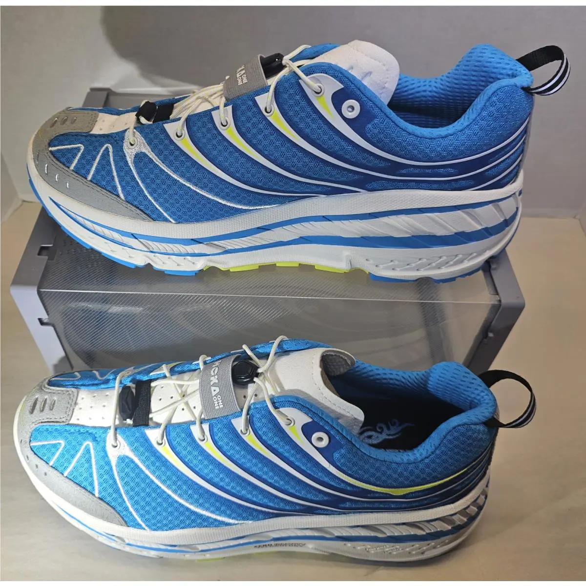 Hoka shoes - Hoka One One Stinson - One One Stinson - 1155350-SHK - Sky Wark Blue/White/Lime Green 0