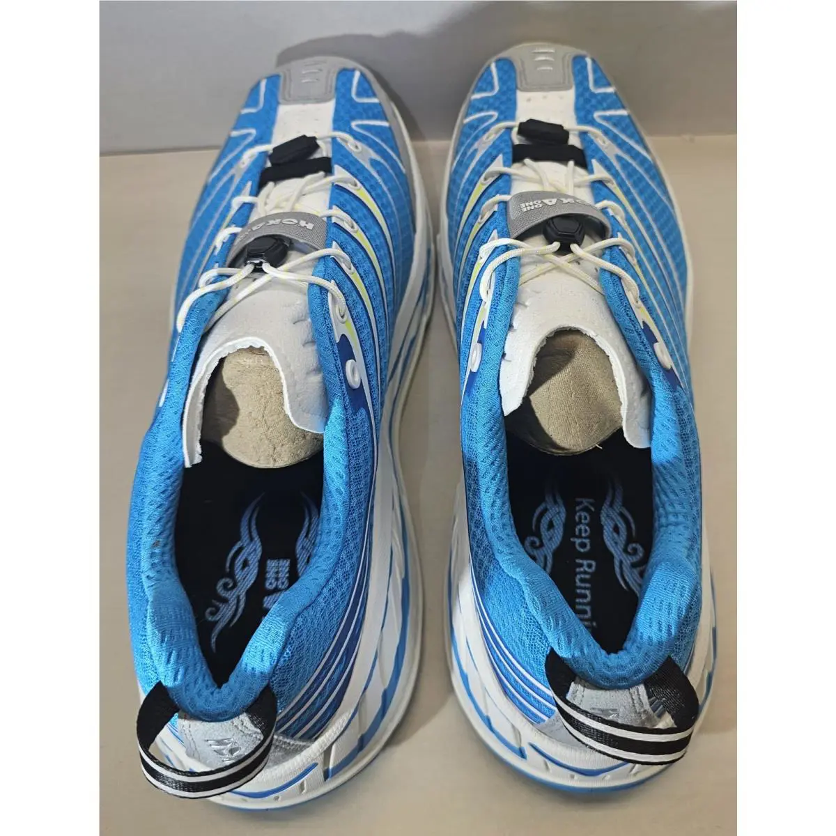 Hoka shoes - Hoka One One Stinson - One One Stinson - 1155350-SHK - Sky Wark Blue/White/Lime Green 18