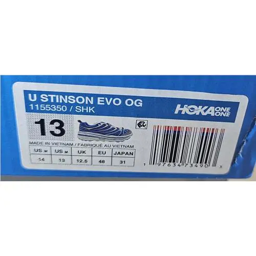 Hoka shoes - Hoka One One Stinson - One One Stinson - 1155350-SHK - Sky Wark Blue/White/Lime Green 2
