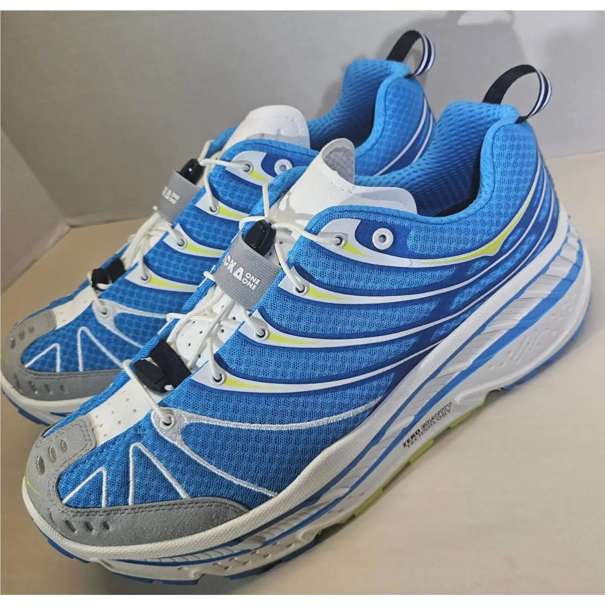 Hoka shoes - Hoka One One Stinson - One One Stinson - 1155350-SHK - Sky Wark Blue/White/Lime Green 4