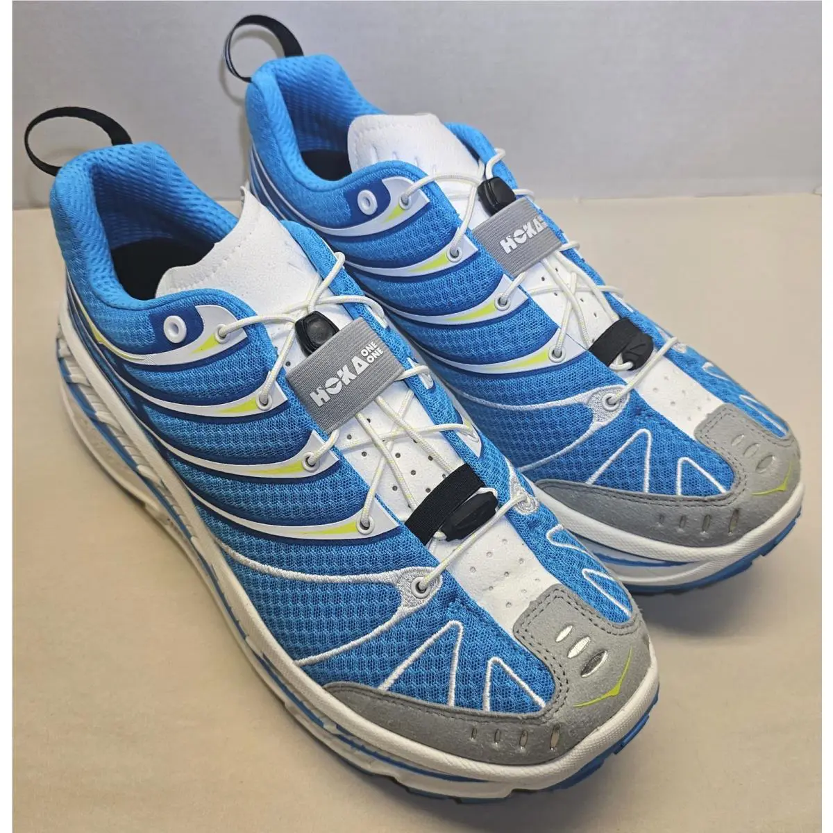 Hoka shoes - Hoka One One Stinson - One One Stinson - 1155350-SHK - Sky Wark Blue/White/Lime Green 6