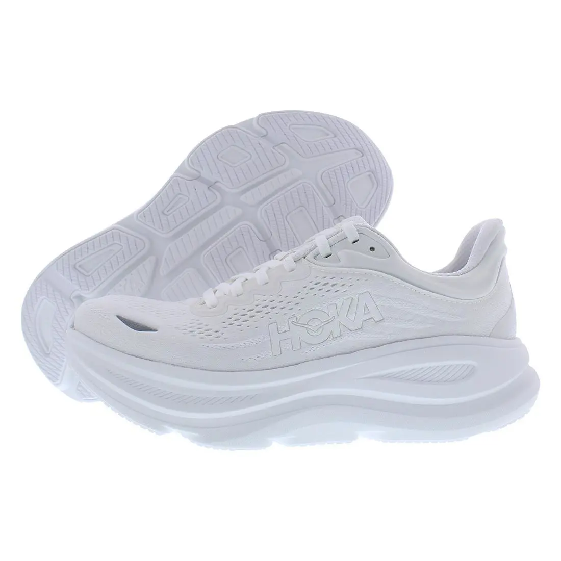 Hoka Bondi 9 Womens Shoes Size 7.5 Color: White/white