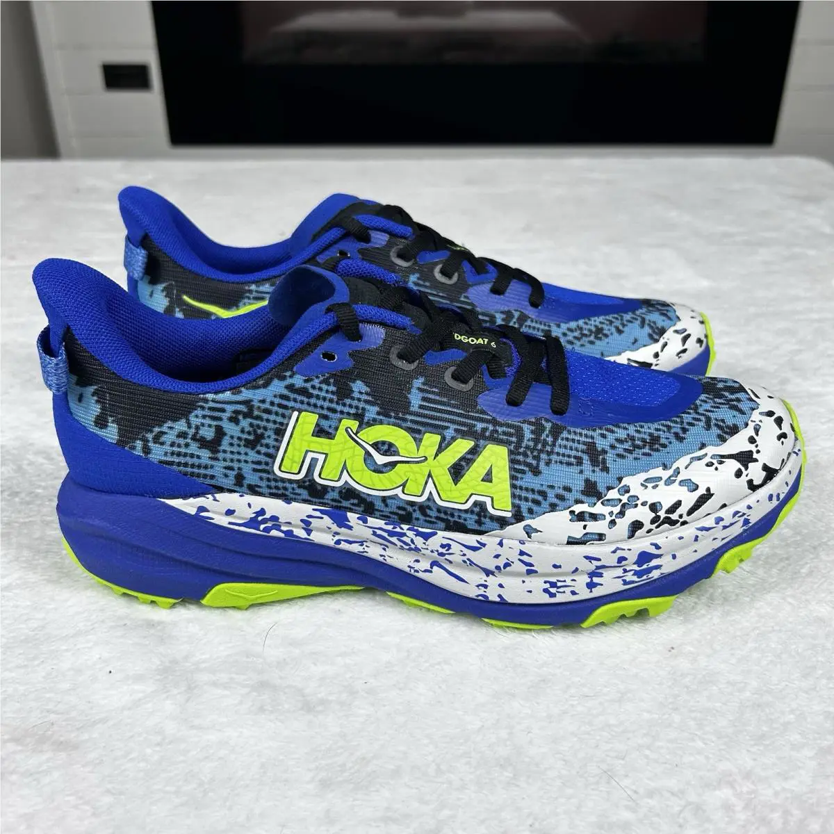 Hoka shoes - Hoka One One Speedgoat - One One Speedgoat - Blue (UPC: 0198605162824) 9