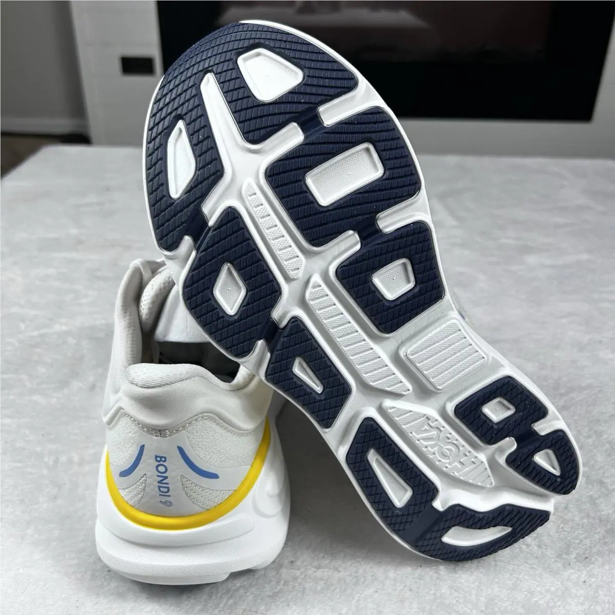 Hoka shoes - Hoka One One HOKA Bondi 9 - 1162011WGRT - WhiteGrout (UPC: 0737566875536) 12