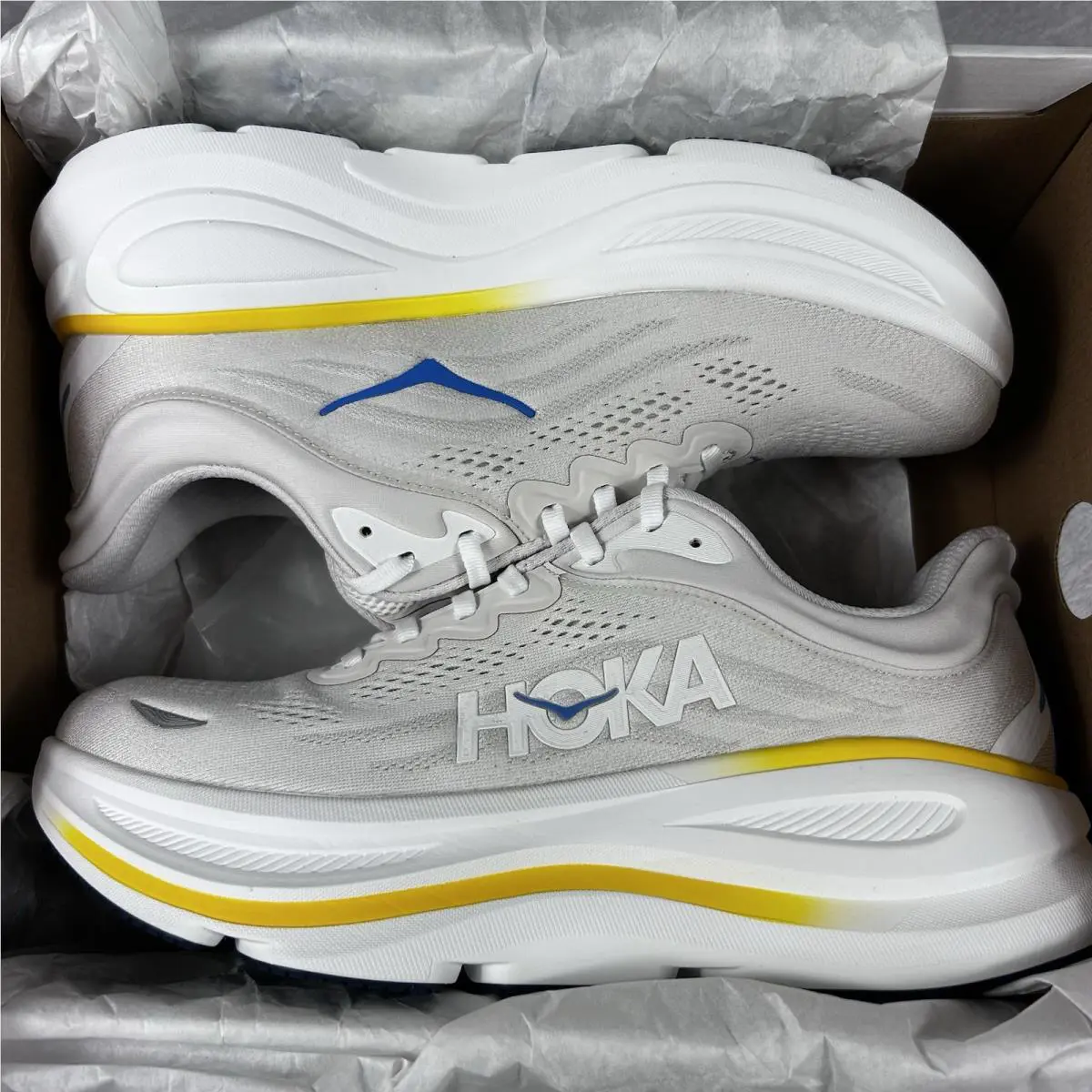 Hoka shoes - Hoka One One HOKA Bondi 9 - 1162011WGRT - WhiteGrout (UPC: 0737566875536) 14