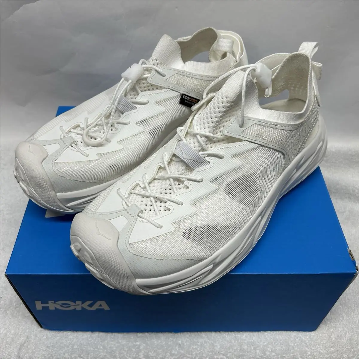 Hoka One One Mens Size 13D White Hopara 2 Water Athletic Shoes