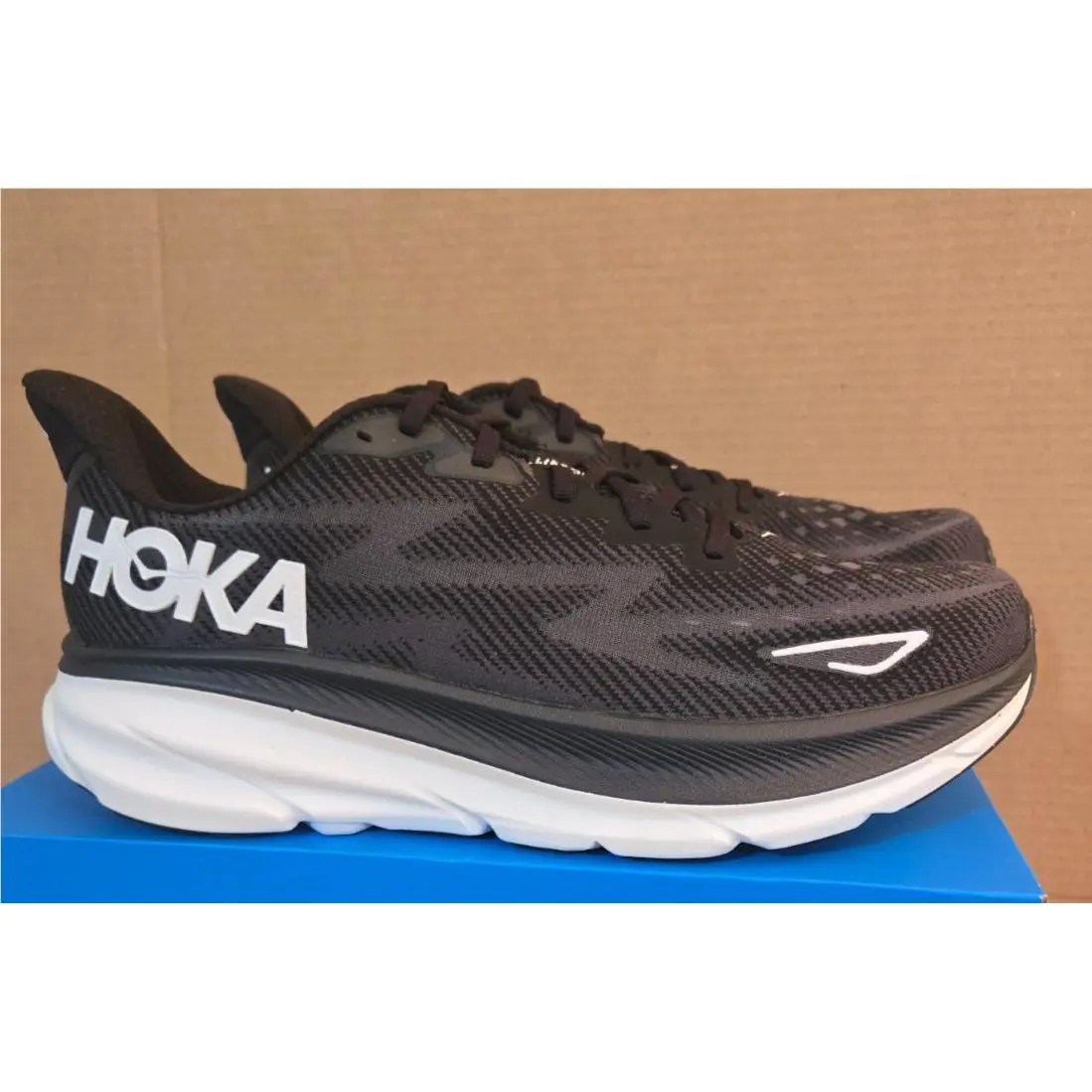 Hoka shoes - Clifton 9 - Clifton - 1127895-BWHT-11 - Black/White (UPC: 196565172495) 1