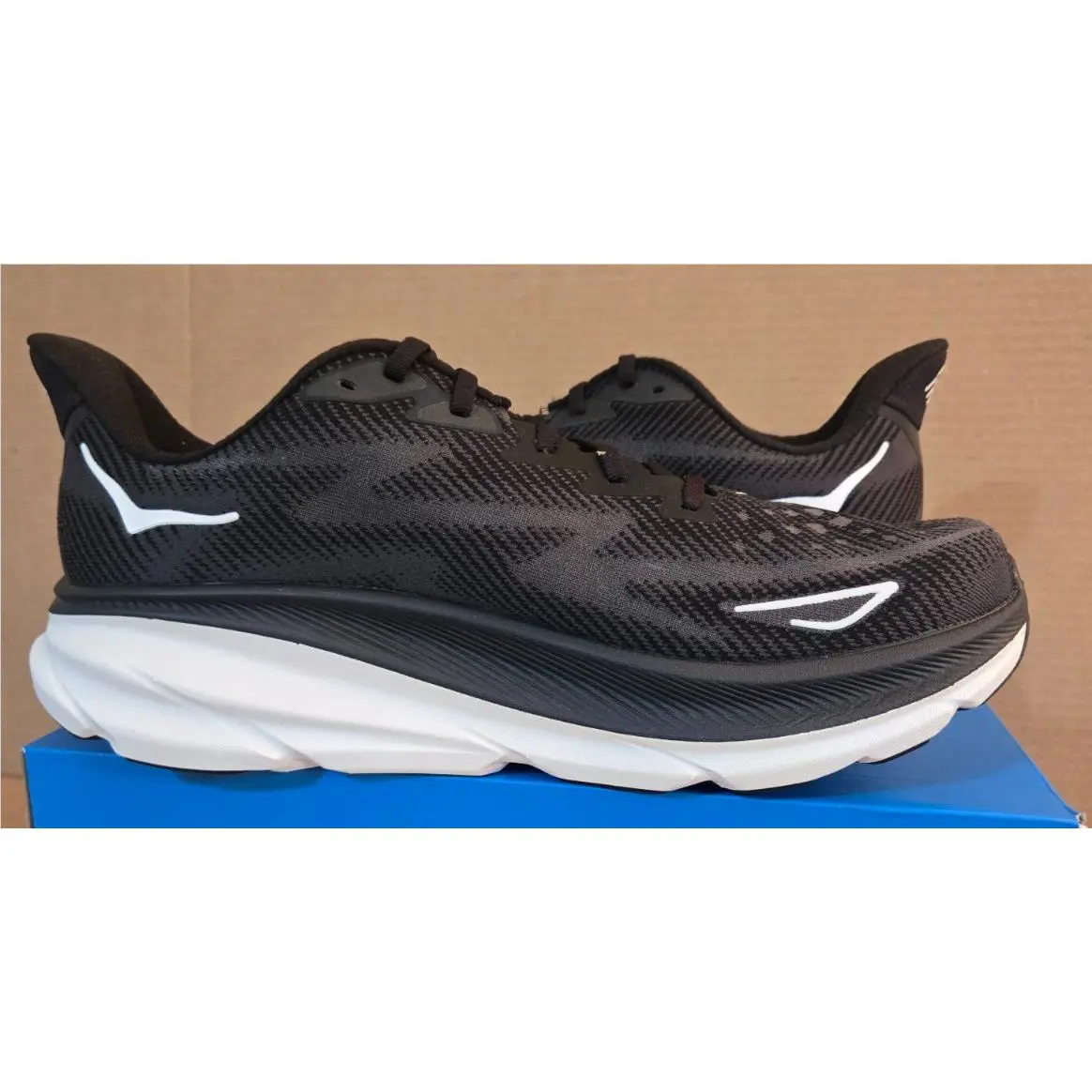 Hoka shoes - Clifton 9 - Clifton - 1127895-BWHT-11 - Black/White (UPC: 196565172495) 5