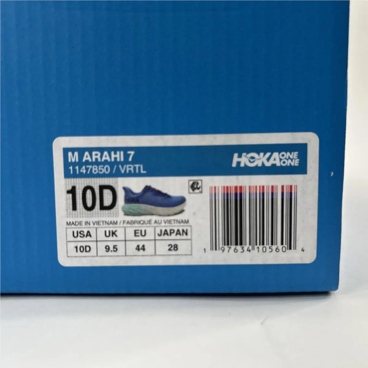 Hoka shoes - Hoka One One Arahi 7 - Virtual Blue/Cerise, Main: Blue (UPC: 0197634105604) 4