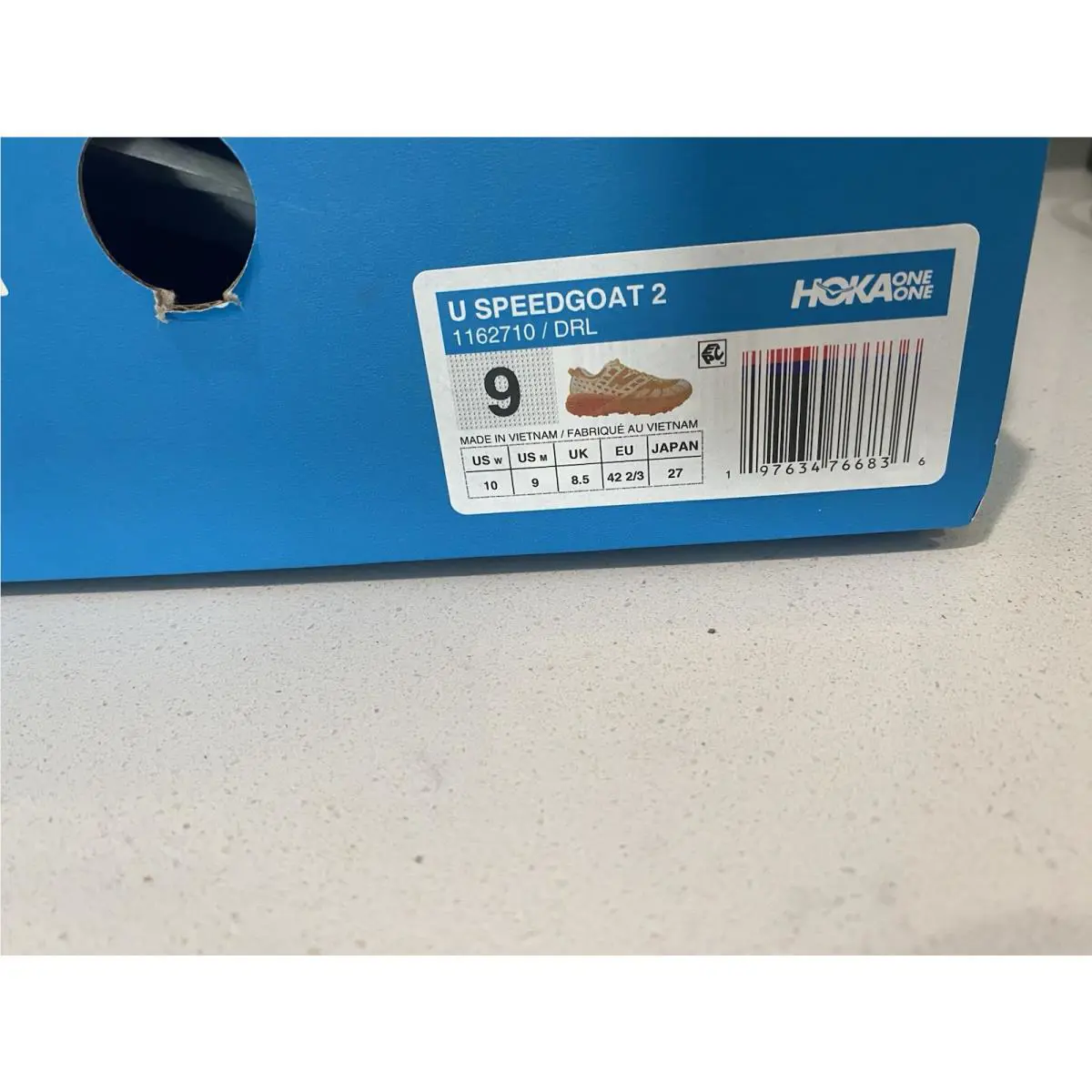 Hoka shoes - dawn Light/Sun Coral 3