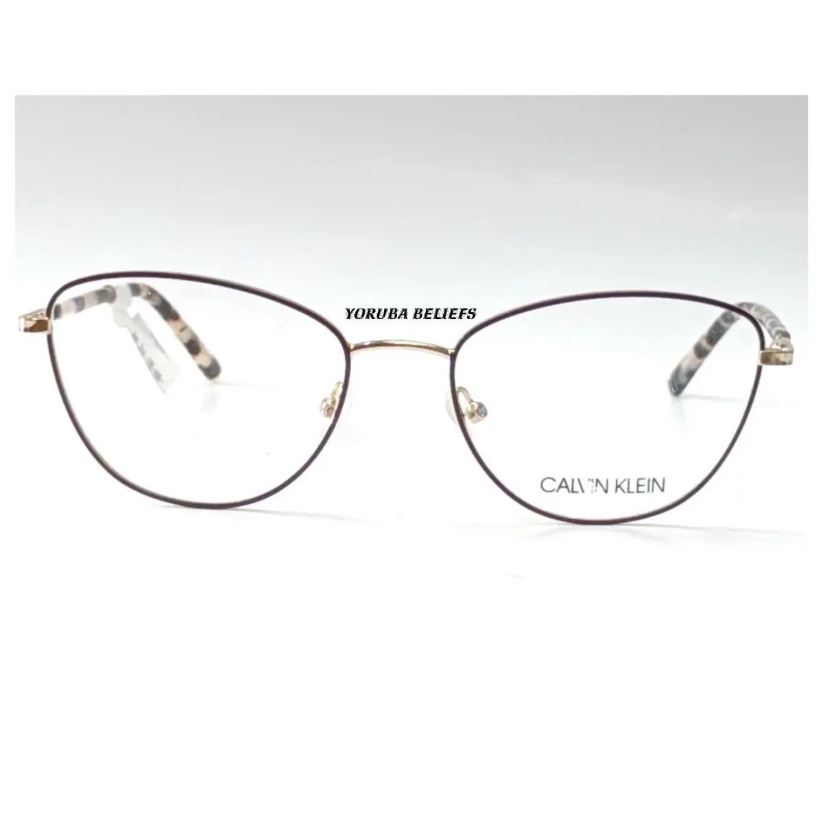 CK20305 Cat Eye Shape Lenses Eyeglass Frame 53-18-140 by Calvin Klein