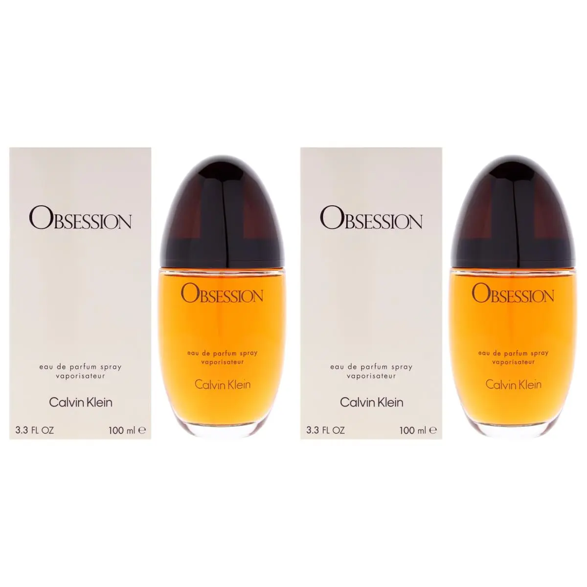 Obsession by Calvin Klein For Women - 3.4 oz Edp Spray - Pack of 2