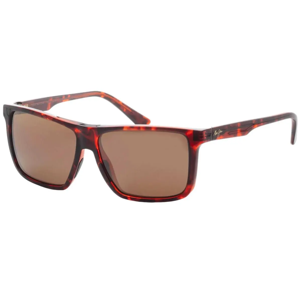Maui Jim Mamalu Bay Polarized Square Sport Sunglasses w/ Glass Lens - Italy