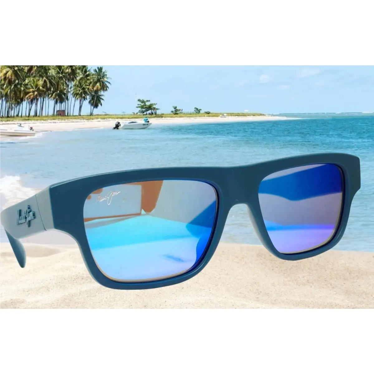 Maui Jim Petrol Blue/blue Kokua Polarized B638-03/MJ0638S-003 Sunglasses