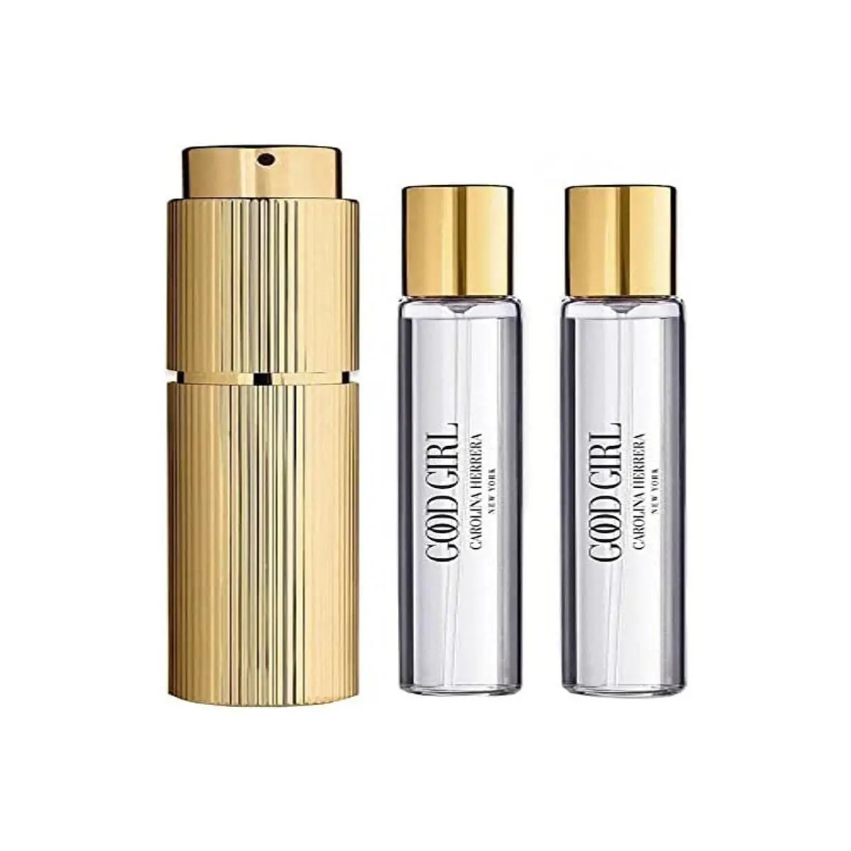 Carolina Herrera Good Girl Edp Perfume Refillable Spray Set 3x 20ml/0.68 oz