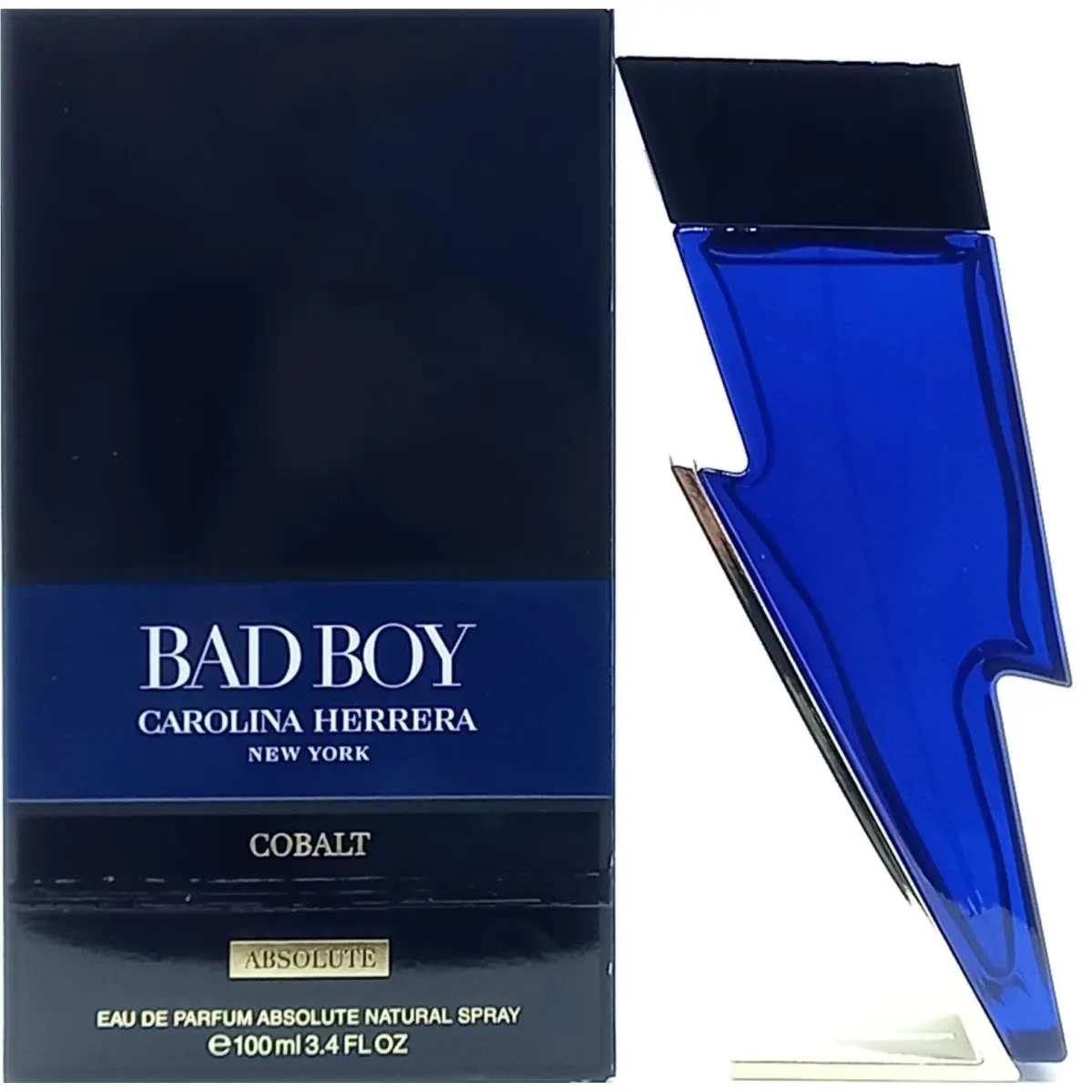 Carolina Herrera Bad Boy Cobalt Absolute Eau DE Parfum Spray Men 3.4 Oz / 100 ml