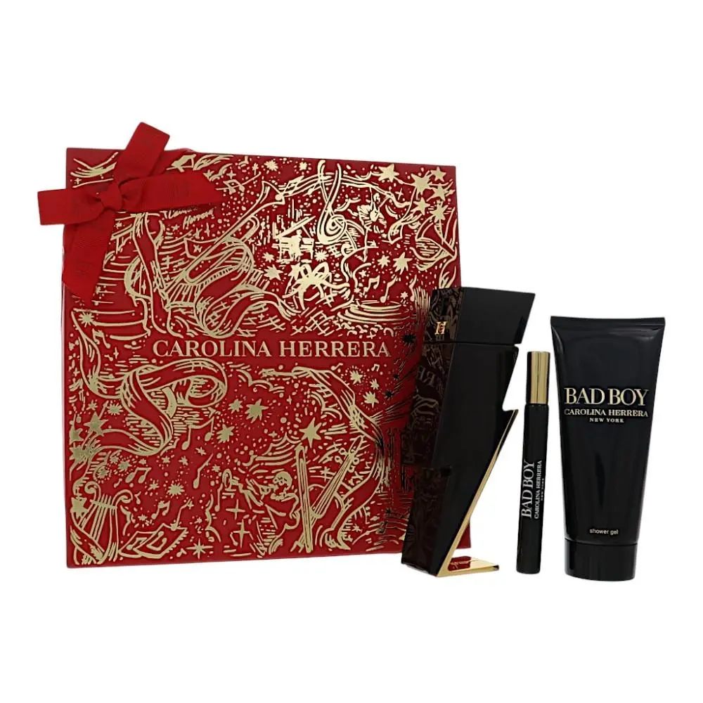 Bad Boy  Gift Set For Men 3 Piece Gift Set For Men - 1.7Oz by Carolina Herrera
