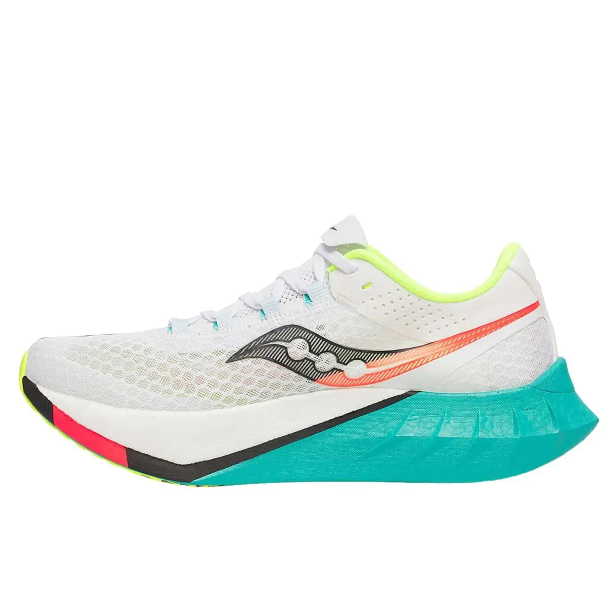 Saucony Men`s Endorphin Pro 4 Sneaker White/mutant 11.5